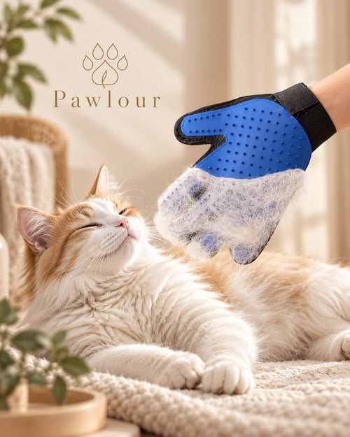 Deshedding Spa Gloves
